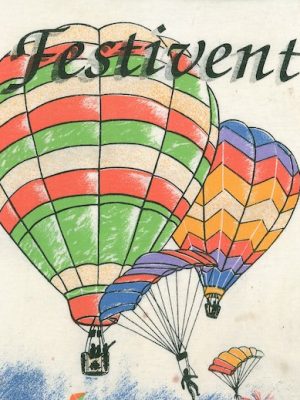 Affiche Festivent montgolfière